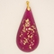 pendentif orgonite goutte fushia