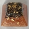 ORGONITE PETITE PYRAMIDE INCA Dorée-noir