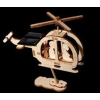 Maquette motorisée d'hélicoptère solaire en bois