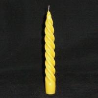 BOUGIE CHANDELLE TORSADEE lot de 10