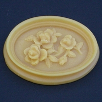 Médaillon bouquet de roses