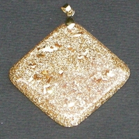 ORGONITE Losange Doré