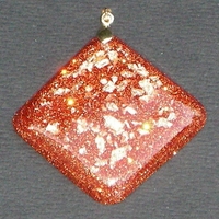ORGONITE Losange Orange