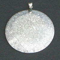 ORGONITE Grand médaillon Gris-argent