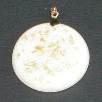 ORGONITE petit médaillon Blanc