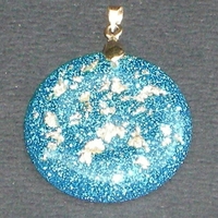 ORGONITE Petit Médaillon Bleu-turquoise