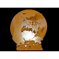 Kit VEILLEUSE solaire en bois ELFE