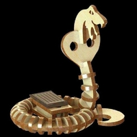 Maquette solaire COBRA en bois