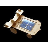 Maquette VOITURE solaire en bois