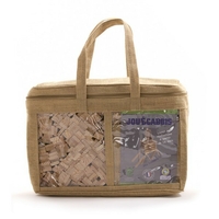 Planchette en bois 400 pièces en sac de jute