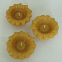 3 Bougies flottantes en Cire d'abeille