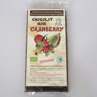 CHOCOLAT NOIR BIO CRANBERRY
