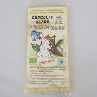 CHOCOLAT BIO BLANC NOIX DE COCO