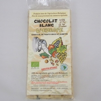 CHOCOLAT BLANC BIO COCKTAIL DE FRUITS SECS ET CONFITS