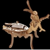 Maquette MANTE RELIGIEUSE solaire en bois